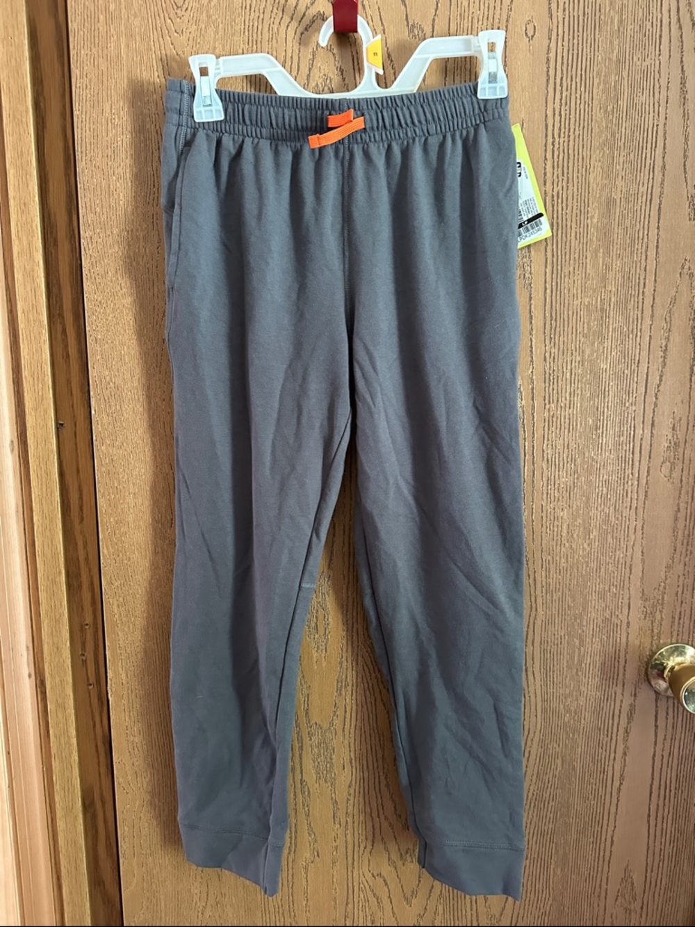 all in motion Dark Gray Sweatpants with Orange Drawcord